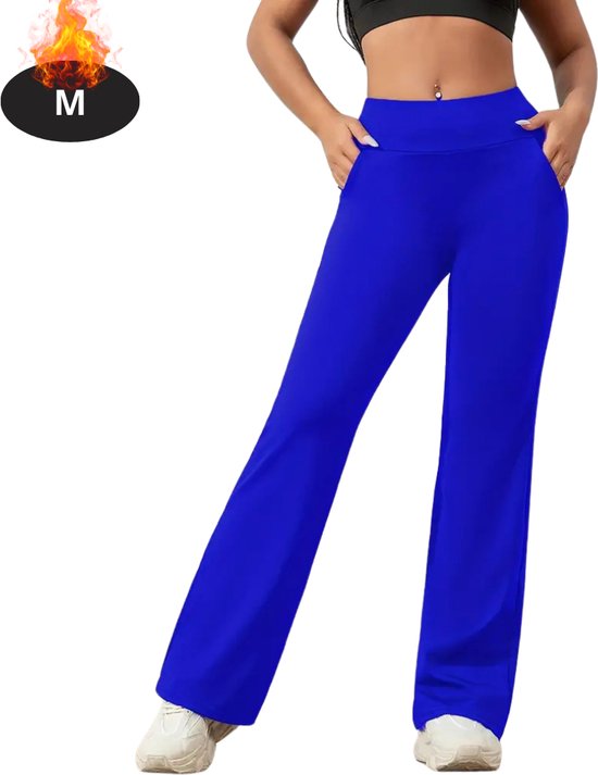Nivard Trainingsbroek Dames - Sportbroek - Trainingsbroek Lang - Trainingspak - Sportkleding - Koningsblauw - M