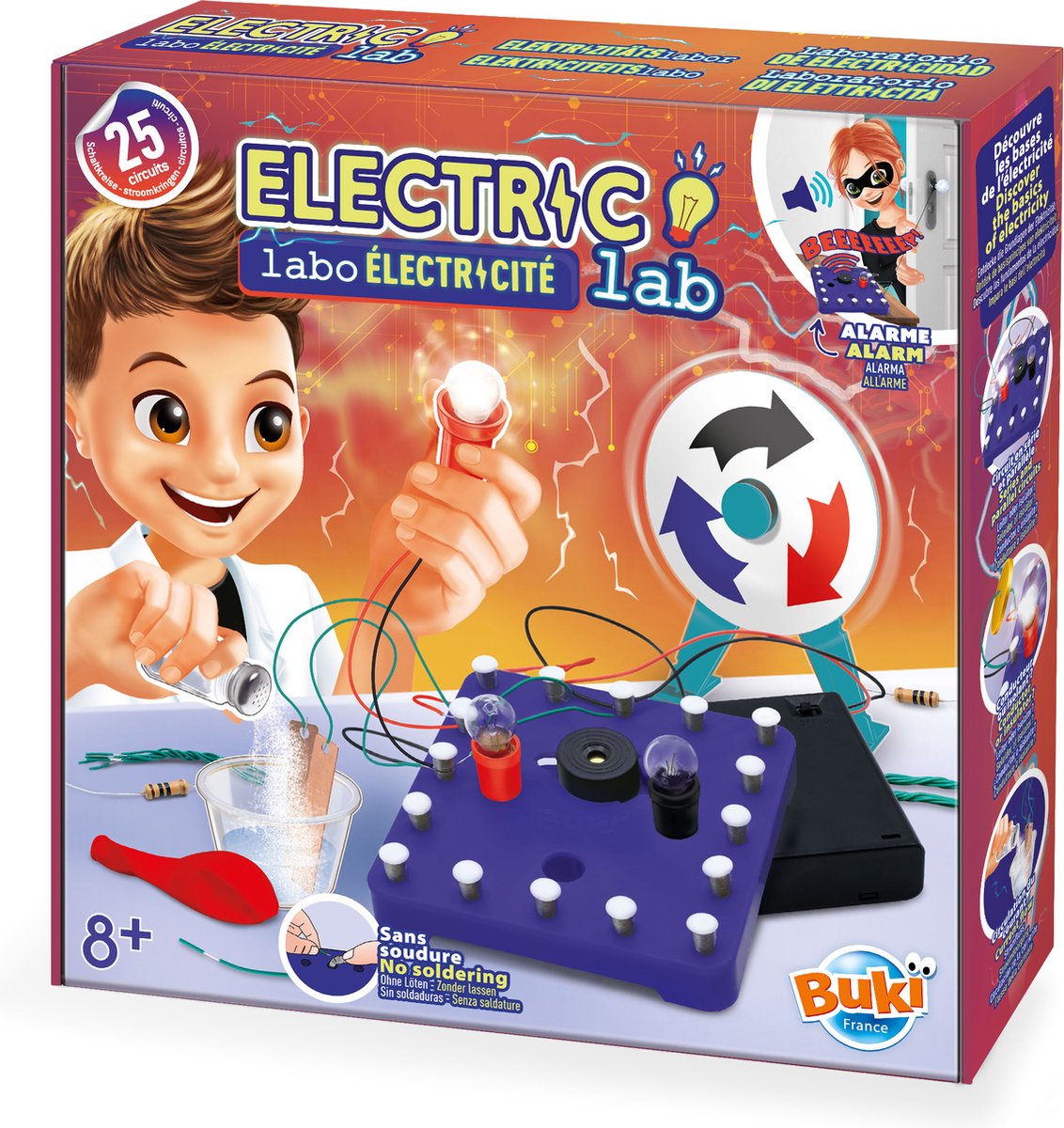 Buki - Electriciteitlabo - experimenteren