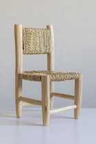 Kinderstoel Rotan/Hout - Peuterstoel - Kleuterstoel - Marrakech - Handmade