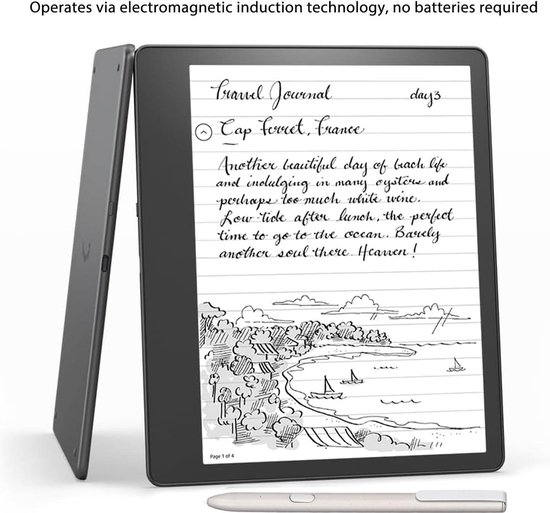 Stylus pen met zachte punt voor EMR - 4096 drukgevoeligheid - palmafwijzing - compatibel met alle apparaten van EMR. . — afbeelding 2
