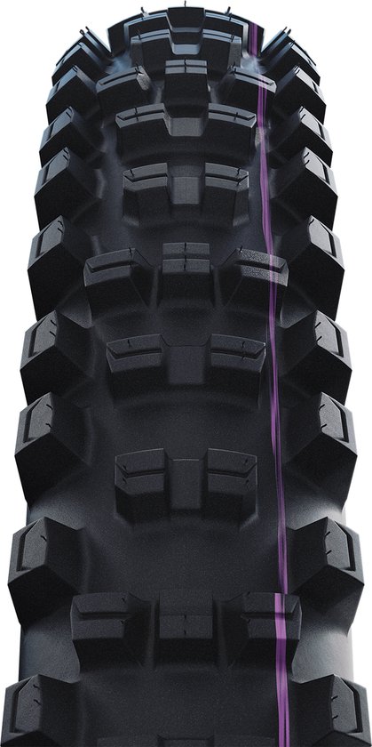 Pneu vtt - vae 29 x 2.50 schwalbe shredda rear radial gravity noir ts