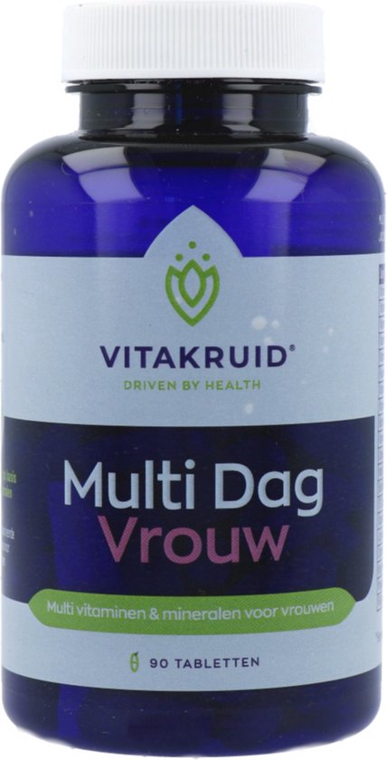 Vitakruid Multi Dag vrouw Voedingssupplement - 90 tabletten