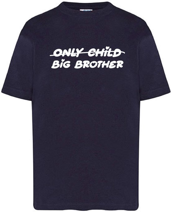 Kids - T- Shirts - Big Brother- Blauw-92