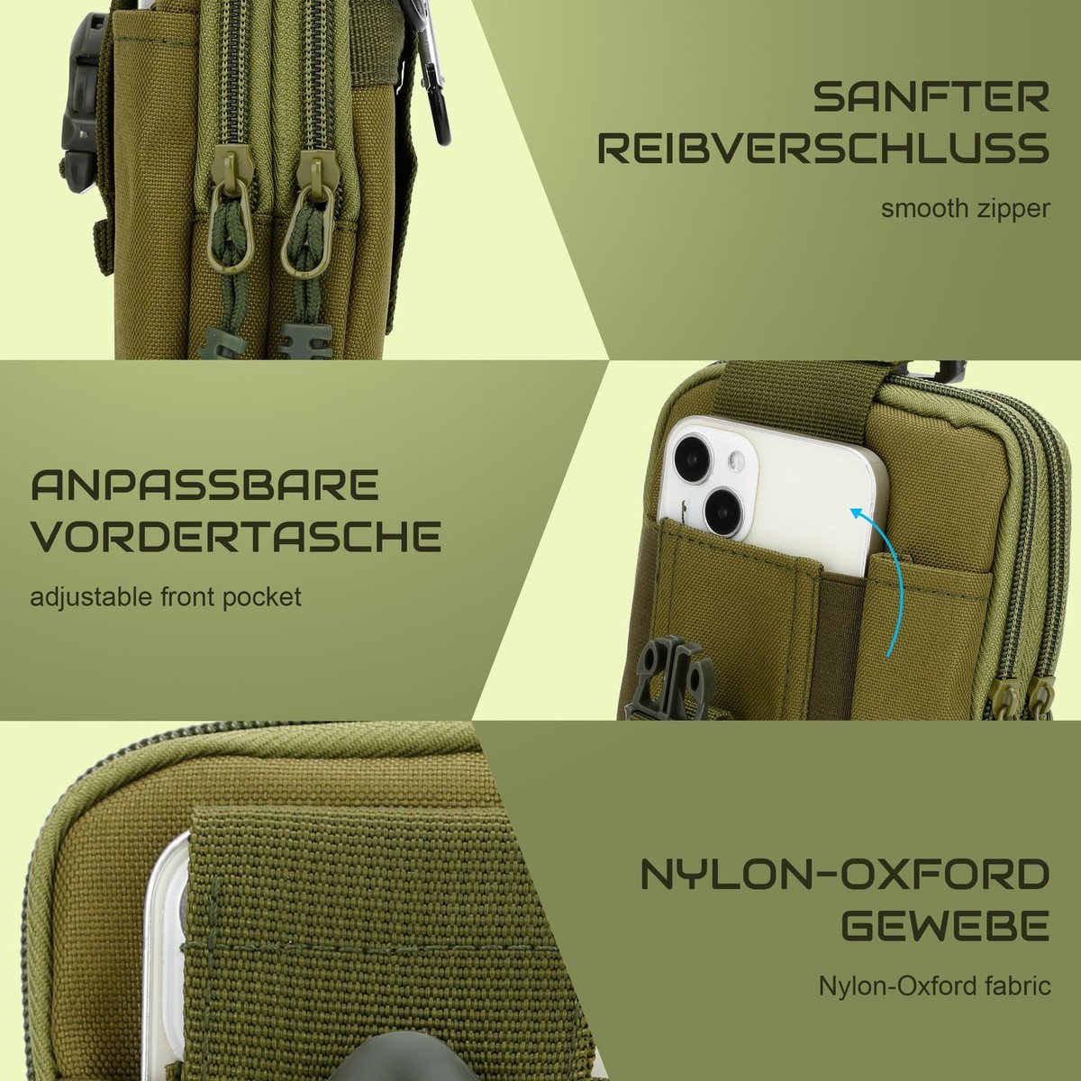 Fertuo Coque Pour DOOGEE S41 / S96 Pro / S61, Étui Housse De Plein Air Tactique Sac Sacoche De Ceinture Avec Boucle De Ceinture Et Verrouillage Réglable Cover Case Pour DOOGEE S35