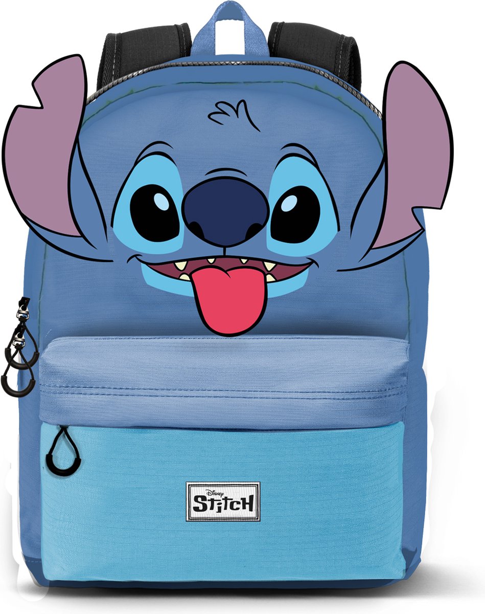 Karactermania - Disney - Lilo en Stitch - Rugtas - Rugzak - Handbagage Backpack met Trolley Bevestiging - Blauw – foto 3