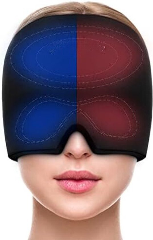 Chapeau Solacis Migraine - Masque migraine - Masque maux de tête - Thérapie par la chaleur et le froid - Réutilisable - Anti migraine - Must lors des maux de tête !