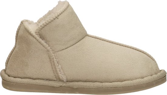 Apollo Kids Home Bottes pour femmes Chaussons enfant en daim - beige - Taille 31/32