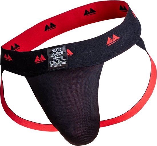 MM Sports The Original Jockstrap inch Reversible Black/Red