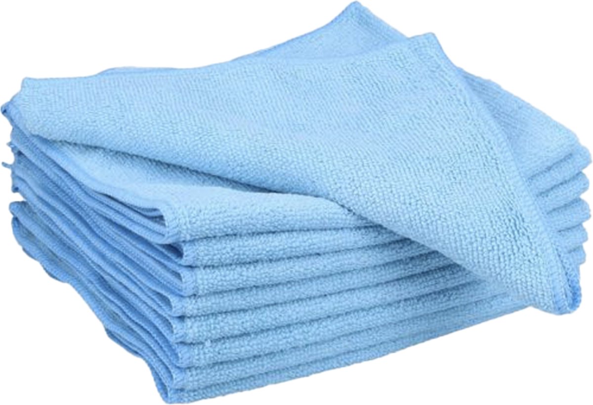 Goedkoopste Micro Star microvezel - blauw 40 x 40 cm - 300 g/m² - 5 stuks