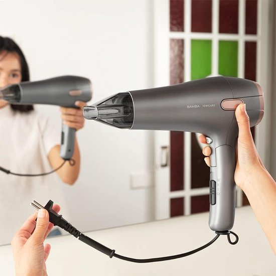 Haarfohn - Föhn met Diffuser – Krullen – Ionische Haardroger met ...