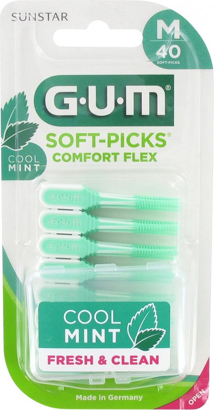 GUM Soft Picks Comfort Flex regular mint - 40st
