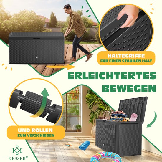 Iris Opbergbox 50 Liter wieltjes | Otto Simon B.V