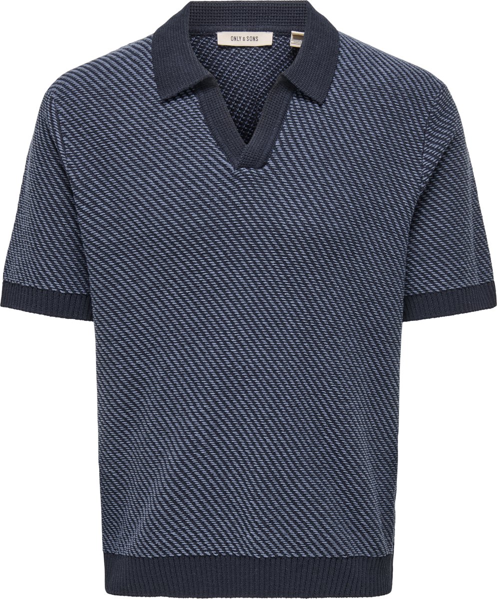 ONLY & SONS - ONSADRIAN LIFE REG 7 SS RESORT POLO KNIT - Heren - Gebreide truien