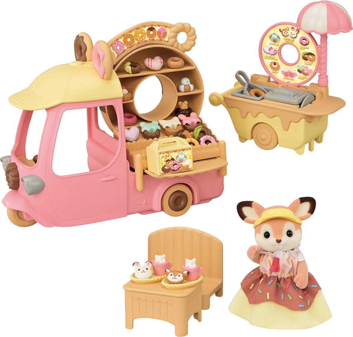 Sylvanian Families 5808 Dip Dip Donut wagen — cadeau in Spellen & Speelgoed - foto 5