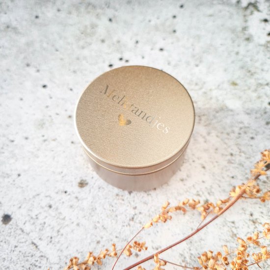 Melktandendoosje | Mat Goud | tandendoosje | Bewaarblikje tandjes