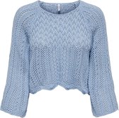 Only pull Onlnola Life 3/4 pull Knt Noos 15233173 Blue clair femme taille - XL