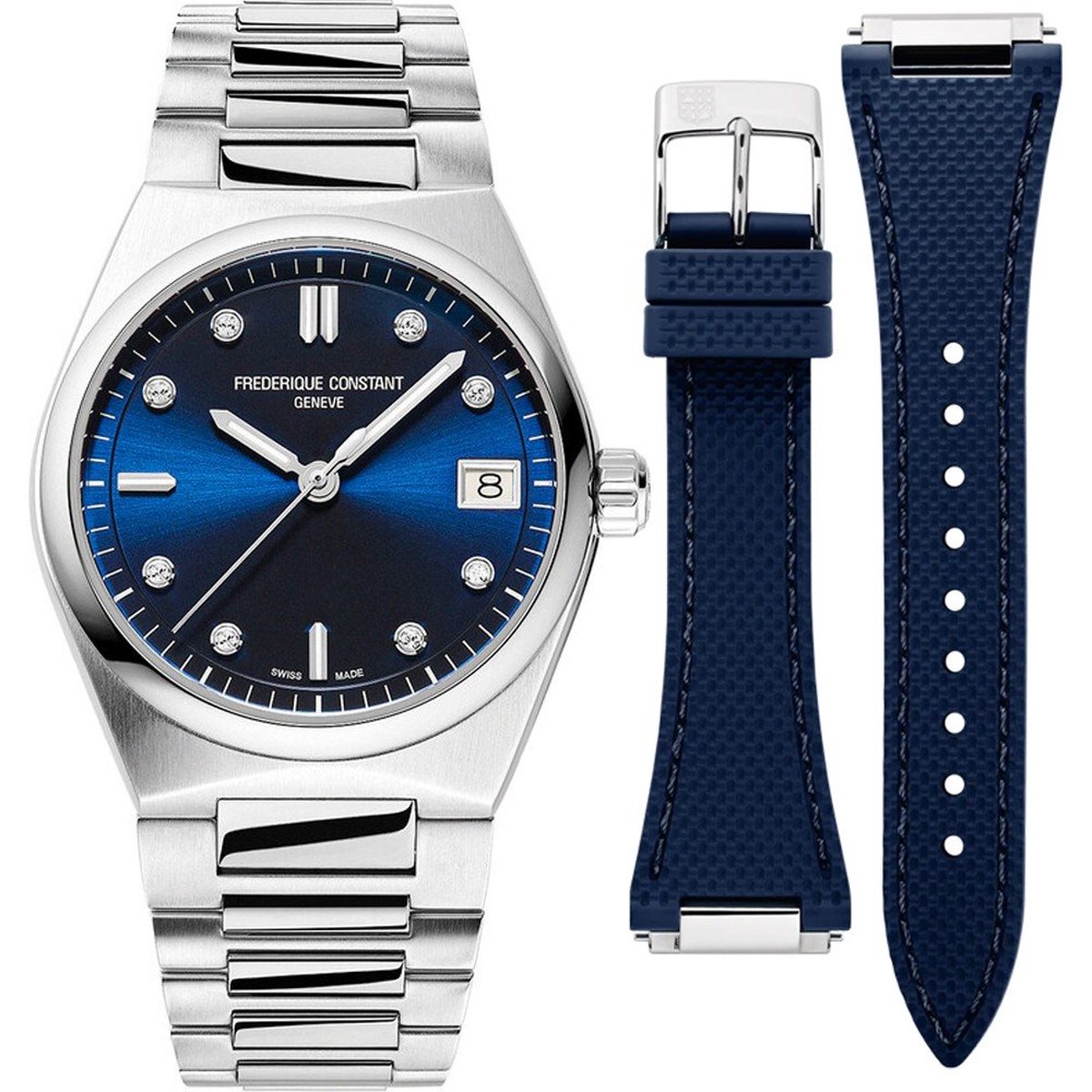 Frédérique Constant Highlife FC-240ND2NH26B Horloge - Staal - Zilverkleurig - Ø 31 mm