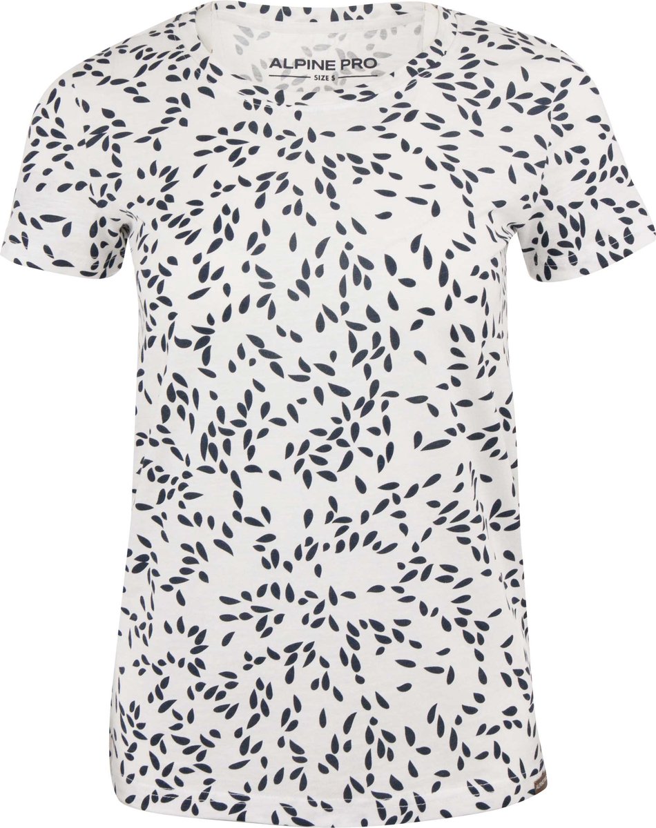 Alpine Pro Onbera T-shirt Met Korte Mouwen Veelkleurig Vrouw Wit