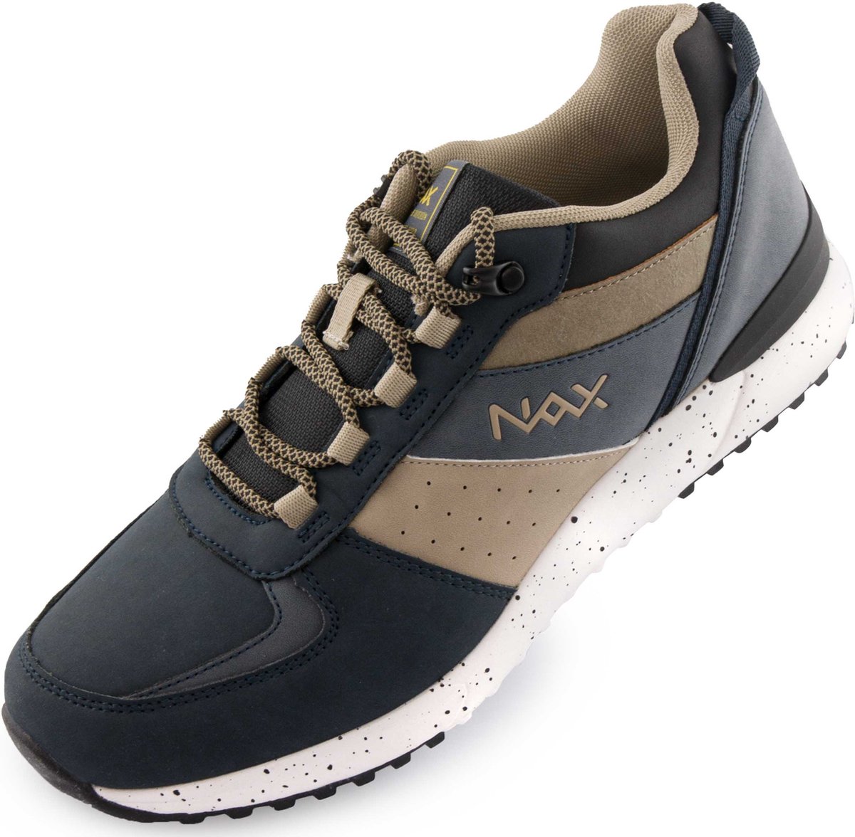 Luxe leren herenstadschoenen nax ikew 41 - perfecte pasvorm