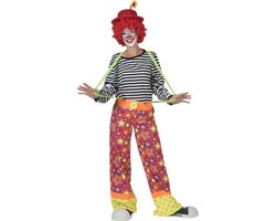 Funny Fashion - Clown & Nar Kostuum - Clownsbroek Canadia Vrouw - multicolor - Maat 40-42 - Carnavalskleding - Verkleedkleding