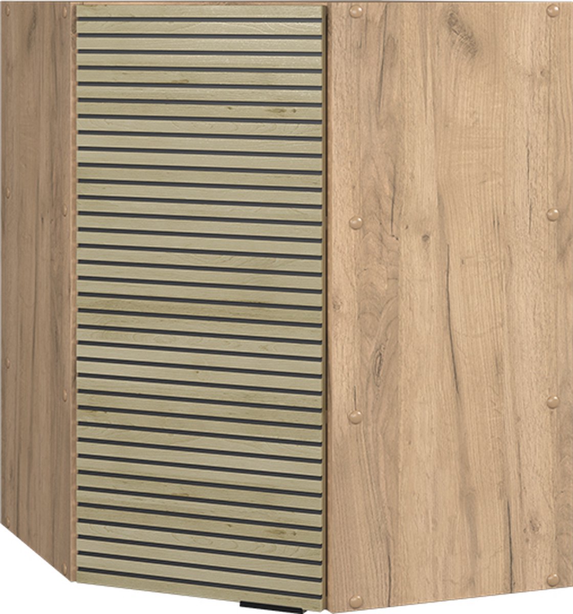 Vicco Fame-Line Hoek hangkast – 57 cm Eiken paneel