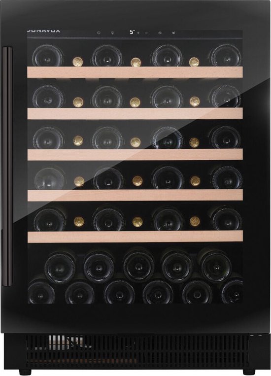 Dunavox Flow-46 Wijnkoelkast 1 Zone Zilver Zwart - Dunavox - €1.999,00