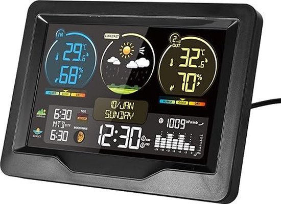 Wireless Weather Station Ts-3310 Wireless Indoor Outdoor Thermometer