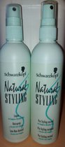 Schwarzkopf Natural Tuning Hairspray Keratin Care Complex Multipack 3 x 200 ml