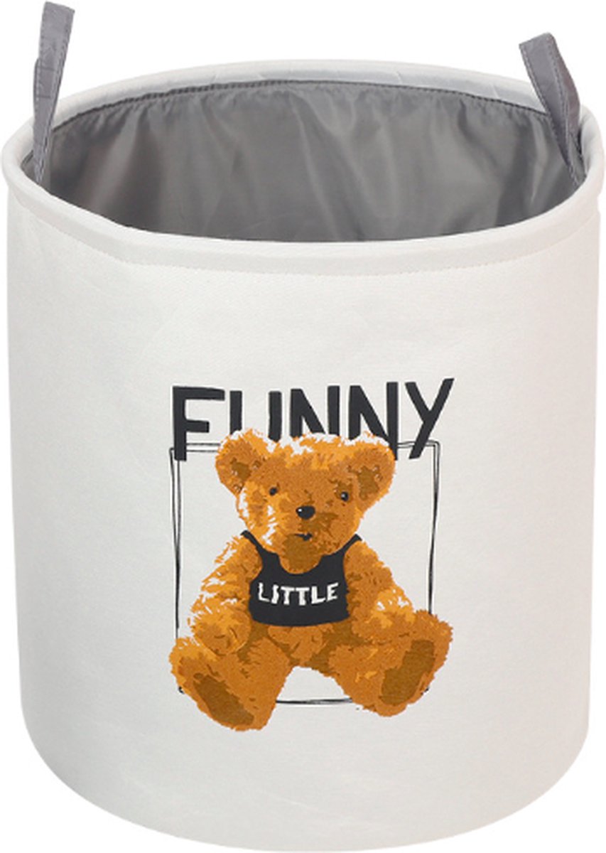 MIRO® Wasmand Babykamer - Kinder Speelgoed Opbergmand - Babykamer & Kinderkamer - Speelgoedmand - Opvouwbaar - Funny