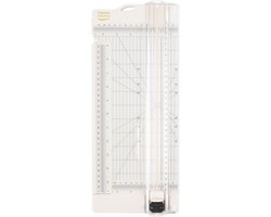 Vaessen Creative Papiersnijder met Rilfunctie - 12 x 30,5 cm - Ivoor