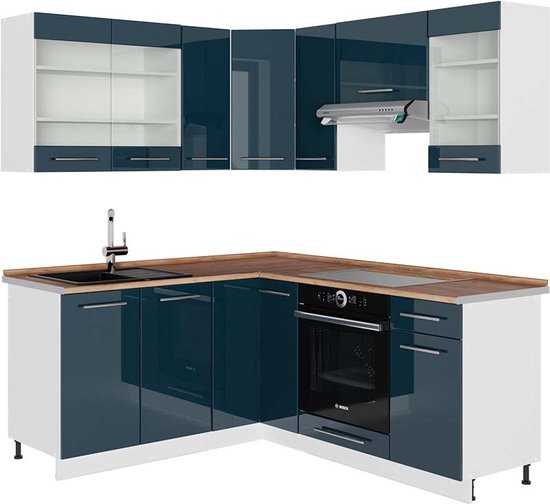 Meuble Cuisinière Fame-Line 60 Cm - Blanc Chêne Par Vicco