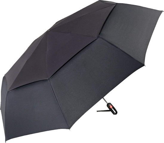 Knirps ultra light stokparaplu XXL black | 021397-Zwart
