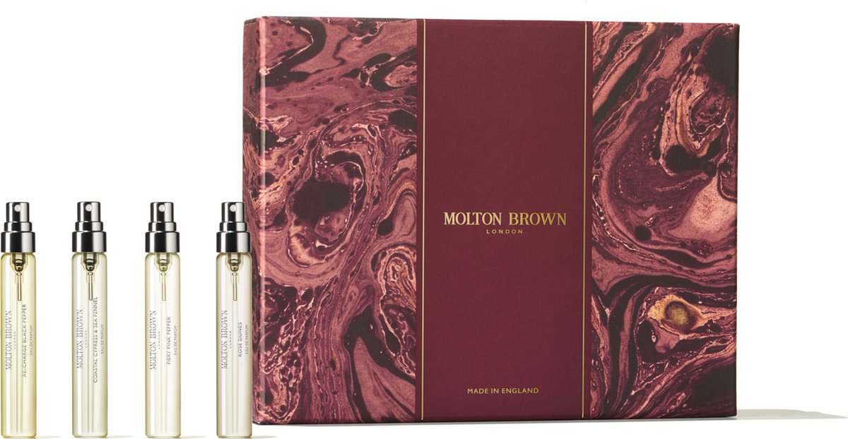 Goedkoopste MOLTON BROWN - Woody & Floral Fragrance Discovery Set - 4 x 7.5 ml - Unisex set eau de parfum
