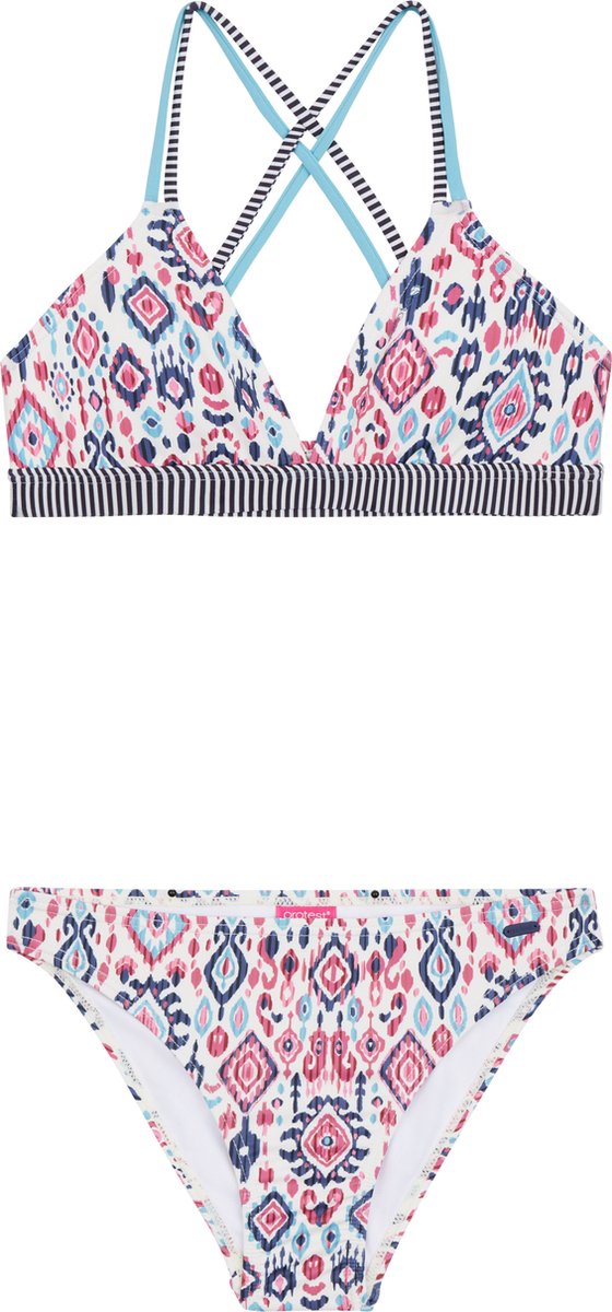 Protest Prtreva Jr – Triangel bikini set Meisjes – Kruisbanden – Uitneembare vulling Canvasoffwhite