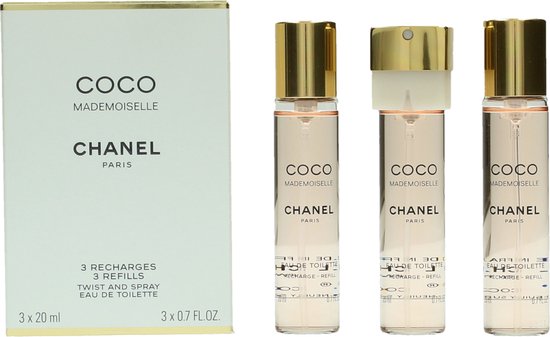 Chanel Coco Mademoiselle Geschenkset - 3x Eau de Toilette Refill