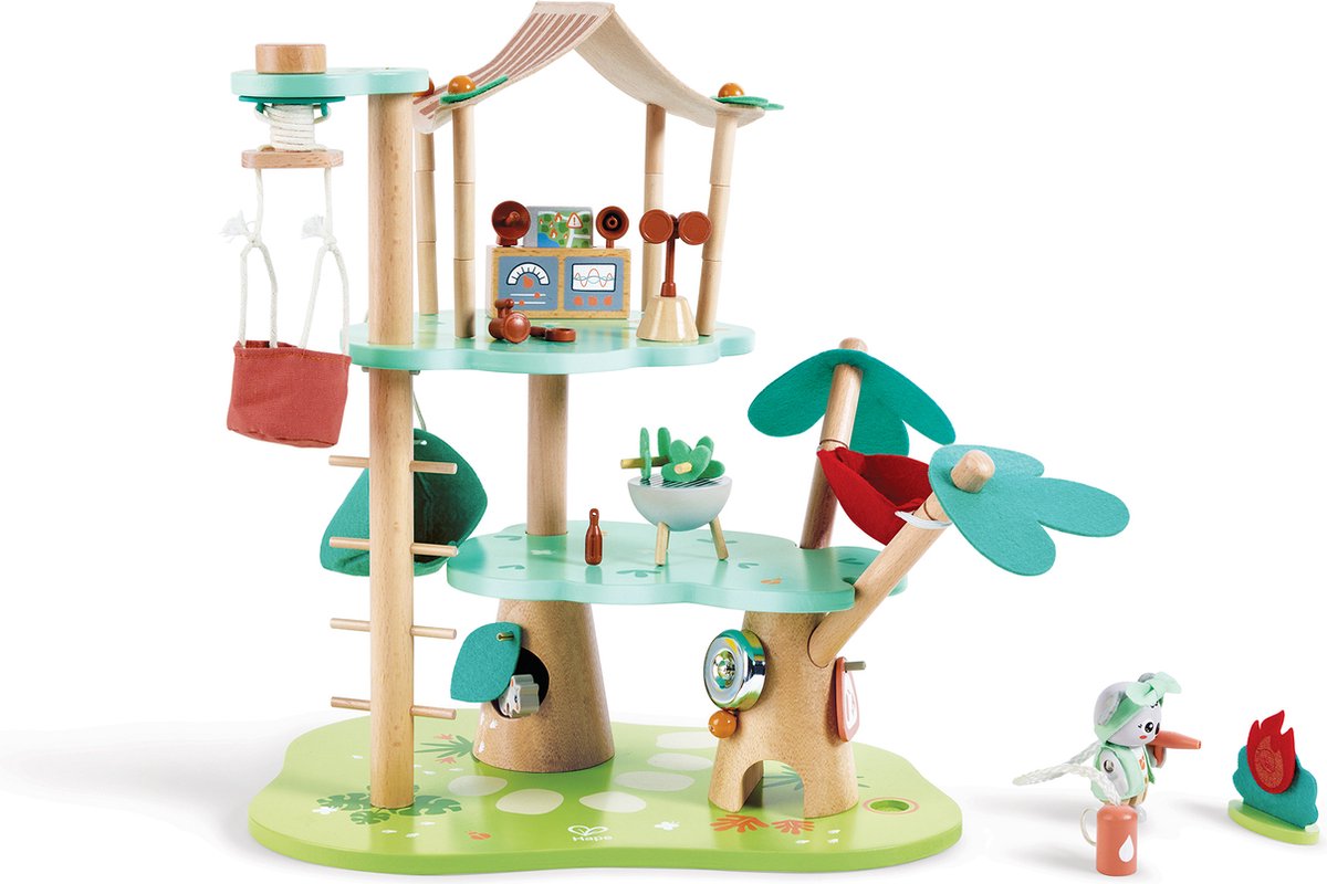 Green Planet poppenhuis Kiki's boomhut - Green Planet Explorers - vanaf 3 jaar