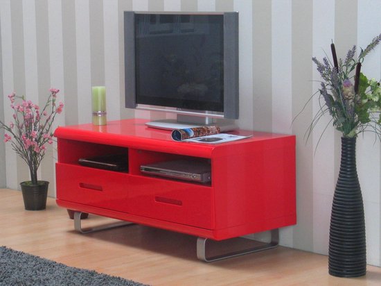 complexiteit ontsmettingsmiddel houd er rekening mee dat Spacy - TV-meubel - Rood hoogglans | bol.com