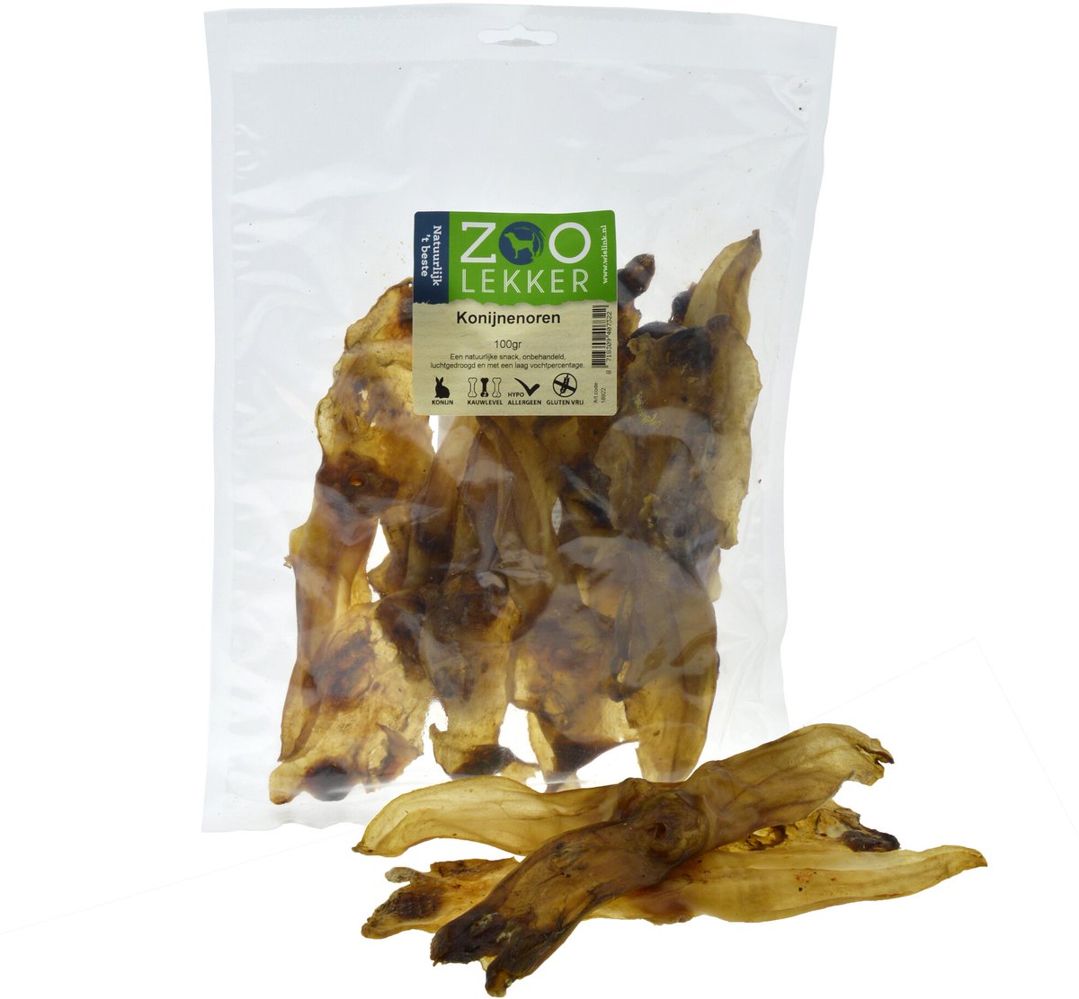 Zoolekker Konijnenoren 100 gram