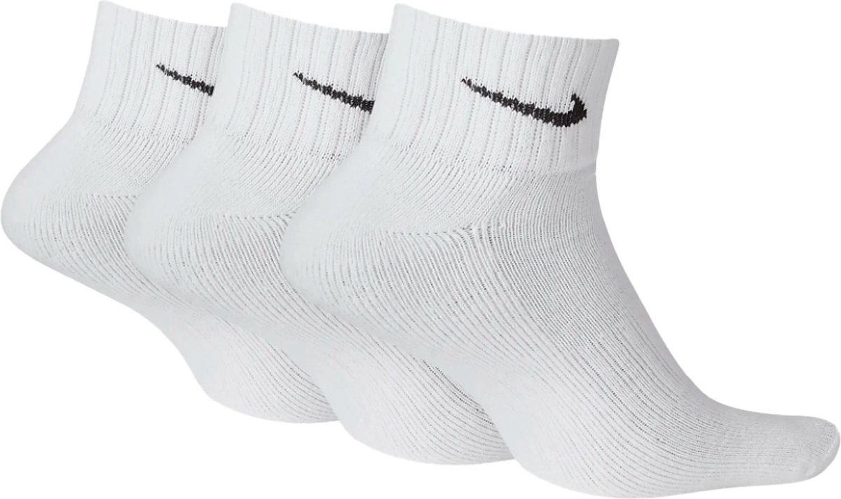 Nike Everyday Cushion Ankle Sokken Sokken (regular) - Maat 38-42 - Unisex - wit/zwart — cadeau in Cadeau-ideeën - foto 8