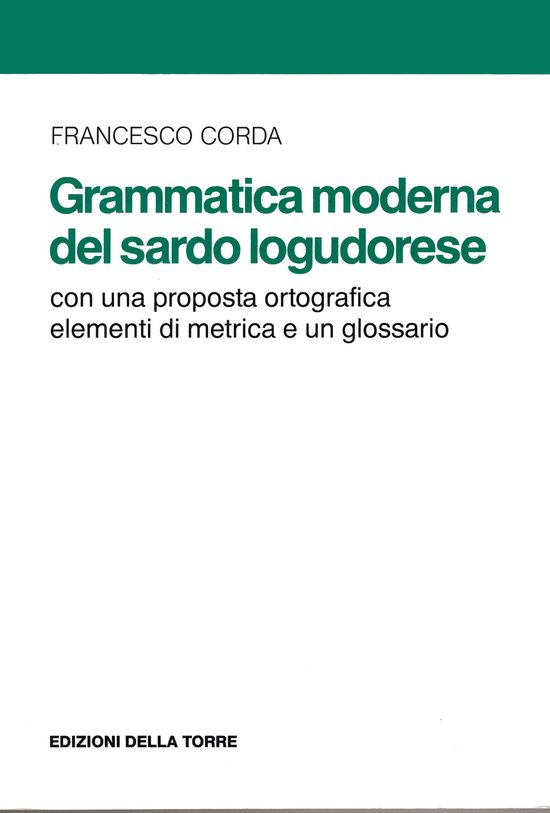 Grammatica moderna del sardo logudorese - cover