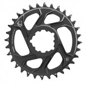 SRAM X-Sync 2 Kettingblad Directe Montage Aluminium 12-speed 6mm, zwart Uitvoering 30T