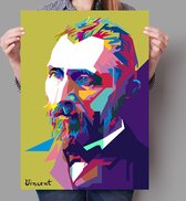 Poster WPAP Pop Art Vincent van Gogh