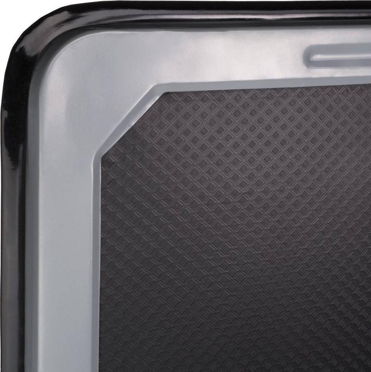 tectake® Platformwagen, Max. 150 kg Belastbaarheid, Plateauwagen met Inklapbare Handgreep en Voetbediening, Antislip Rubber Legvlak, 81 x 47 x 73 cm, Transportwagen, Zwart