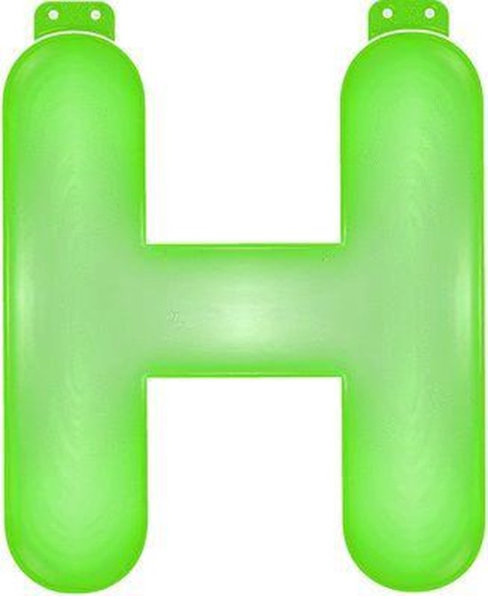 Opblaas letter H groen | bol.com