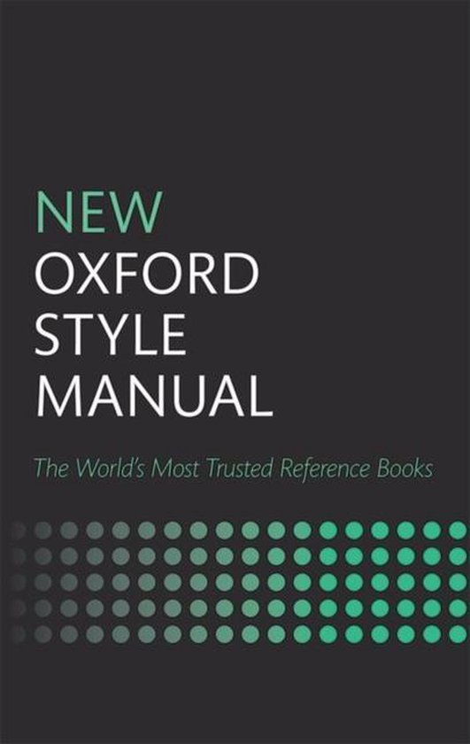 New Oxford Style Manual - cover