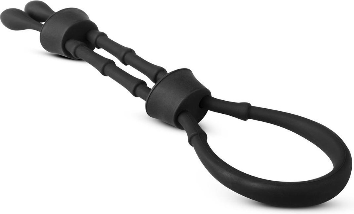 EasyToys Dubbele Verstelbare Cockring 2 Eenvoudig om te doen Verstelbaar Zwart EasyToys Dubbele Verstelbare Cockring 2 Eenvoudig om te doen Verstelbaar Zwart