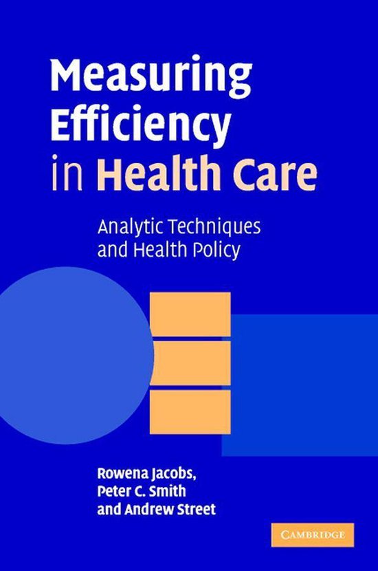 Measuring Efficiency in Health Care - cover
