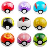 Pokemon Go pokeballs ballen 9 stuks 7 cm