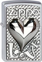 Zippo aansteker Love Heart Emblem