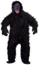 Gorilla zwart pluch luxe mt.M/L - Halloween aap thema feest fun horror Bokito pluche